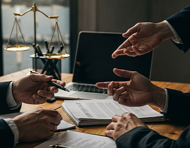 legal consultation with documents scales justice